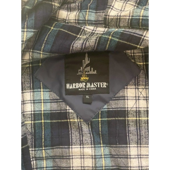 Harbor Master Men's Lined Windbreaker Raincoat Sz XL Small Flaws - Picture 6 of 12